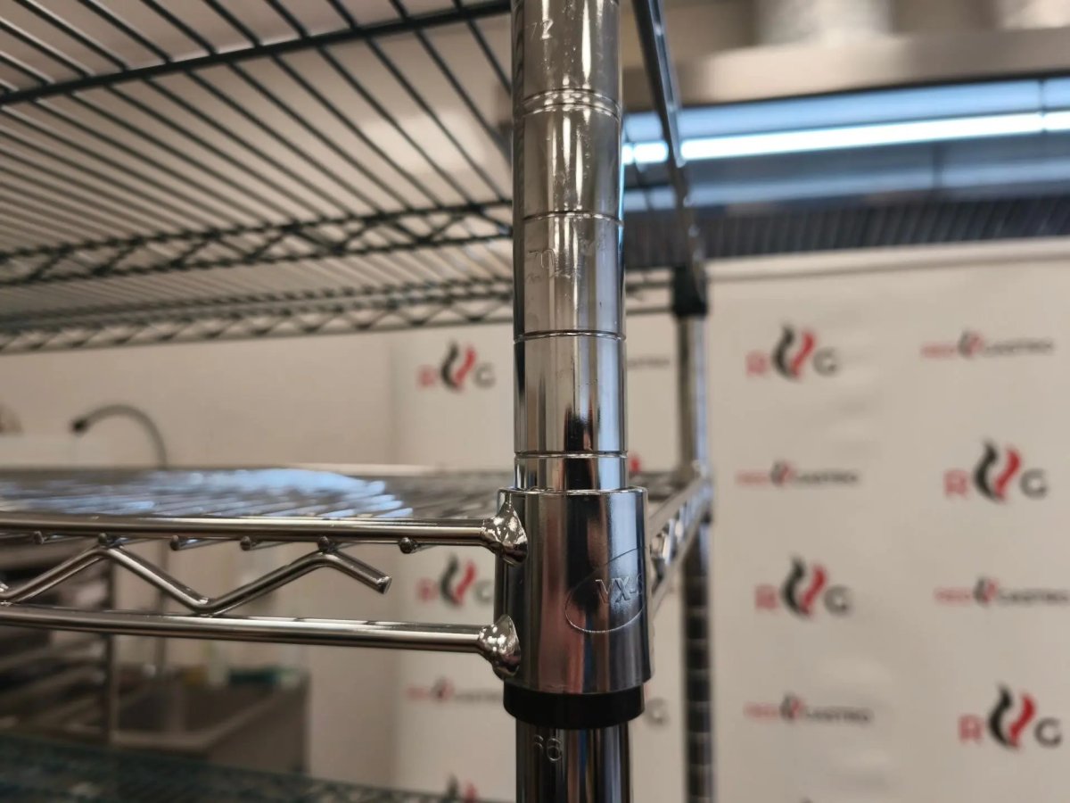Стеллаж VX-S 610х914х1895/4 Chrome Plating